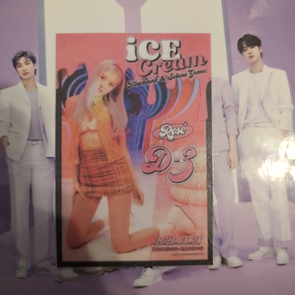 Fanmade Blackpink Ice Cream Poster
